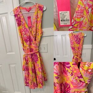 Lilly Pulitzer Vibrant Pink and Yellow Kids One Piece